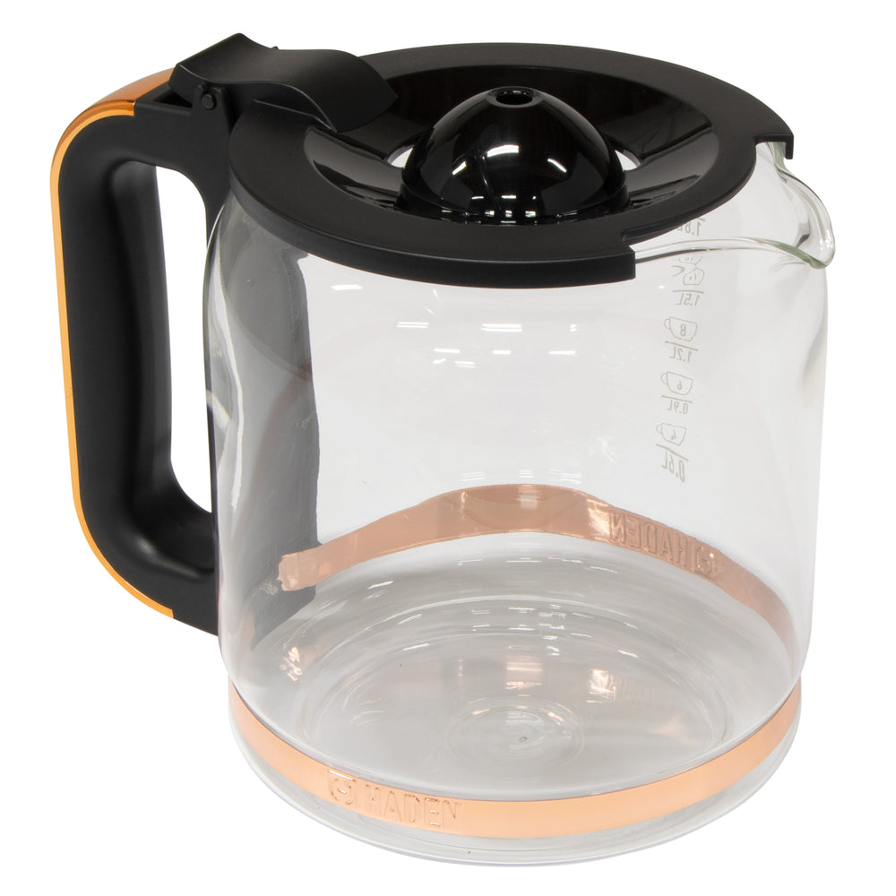 Generous Brew Carafe, Black & Copper - 75545