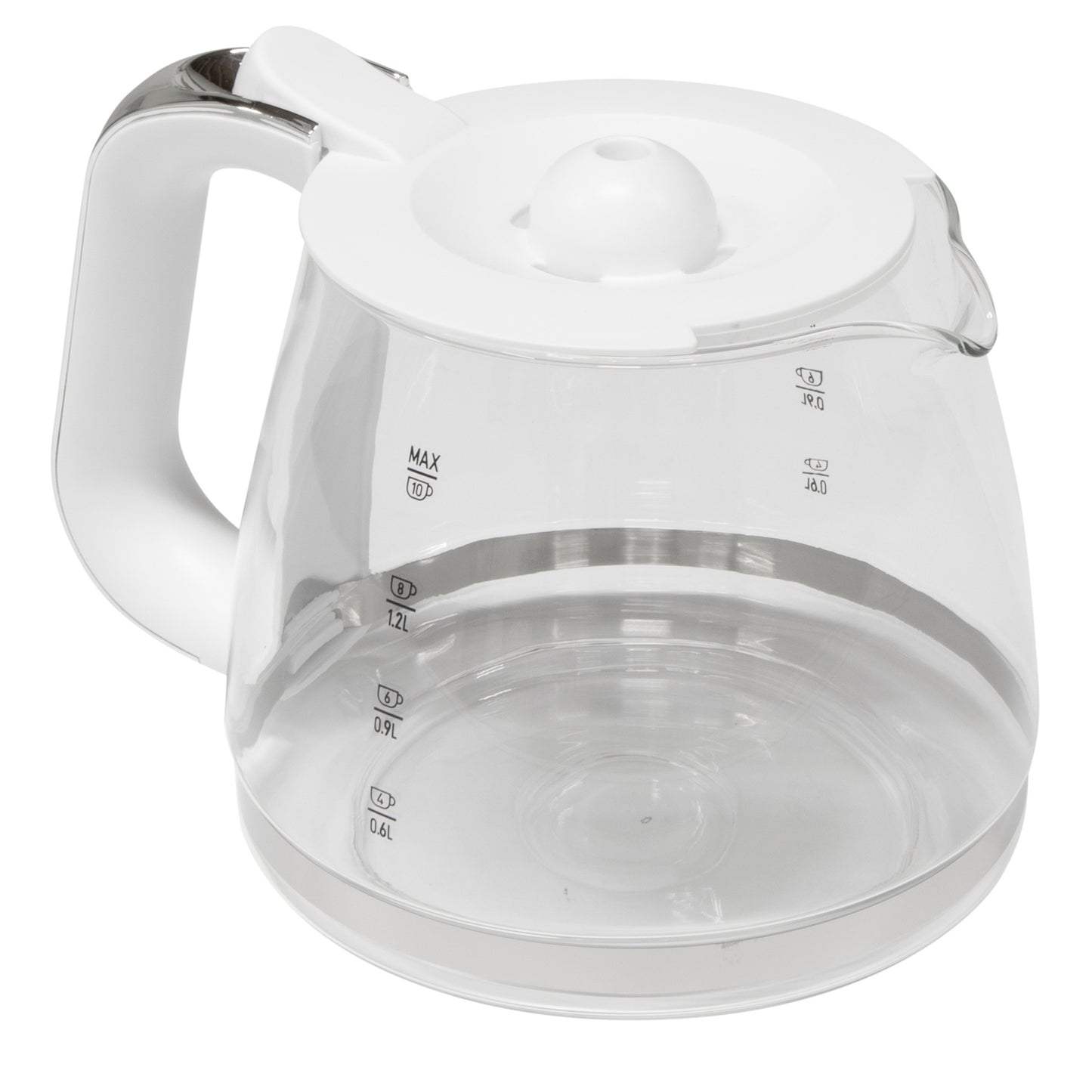 Starbeck Carafe, Bright White & Chrome - 75551