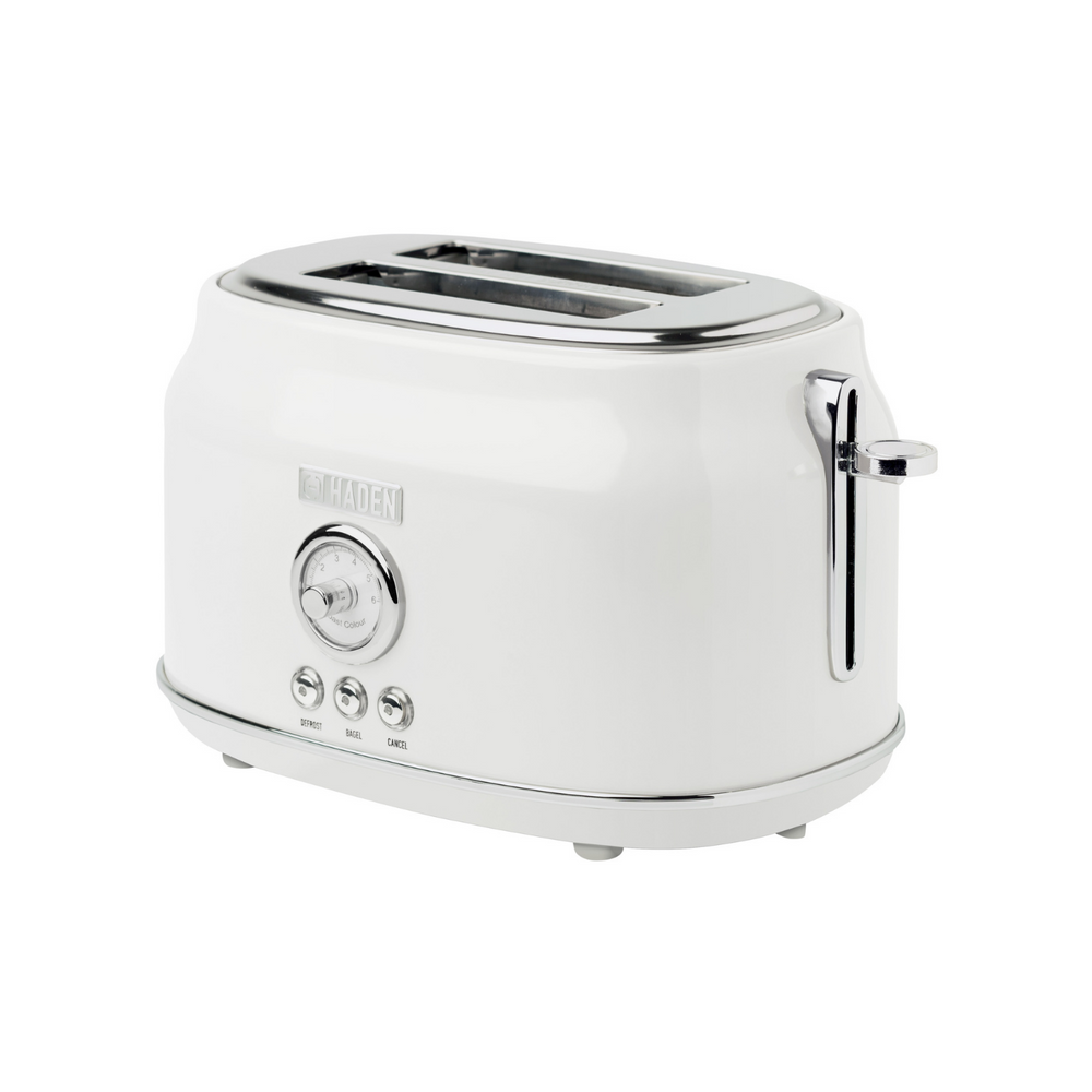 
                
                    Load image into Gallery viewer, Dorset Ivory &amp;amp; Chrome 2-Slice Toaster
                
            