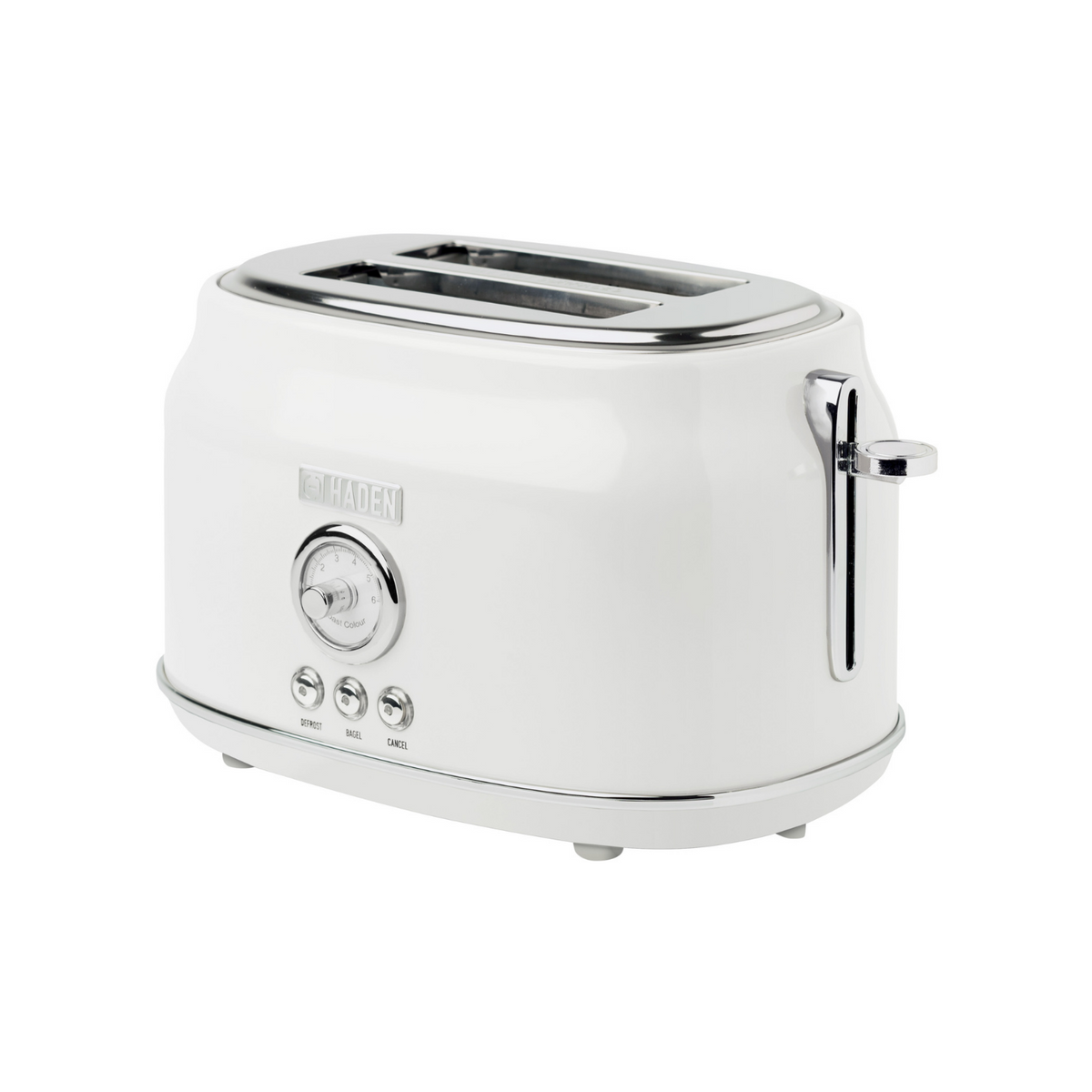 Dorset Ivory & Chrome 2-Slice Toaster