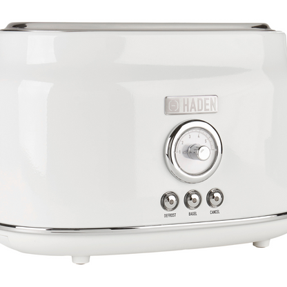 Dorset Ivory & Chrome 2-Slice Toaster