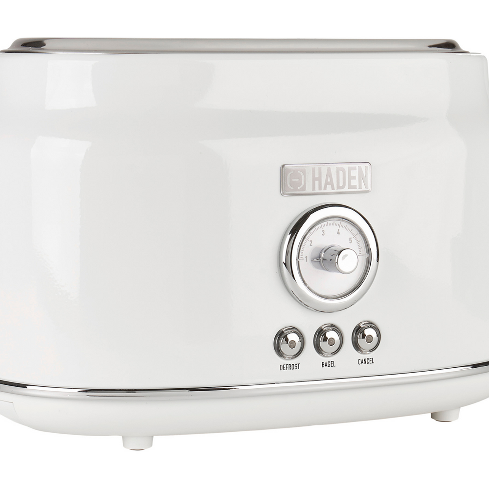 Dorset Ivory & Chrome 2-Slice Toaster