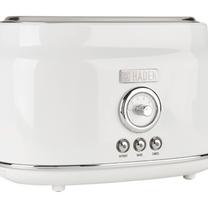 Haden Dorset 2-Slice Wide Slot Stainless Steel Toaster - Ivory