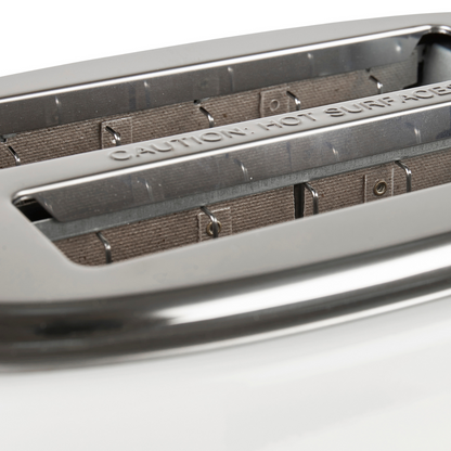 Dorset Ivory & Chrome 2-Slice Toaster