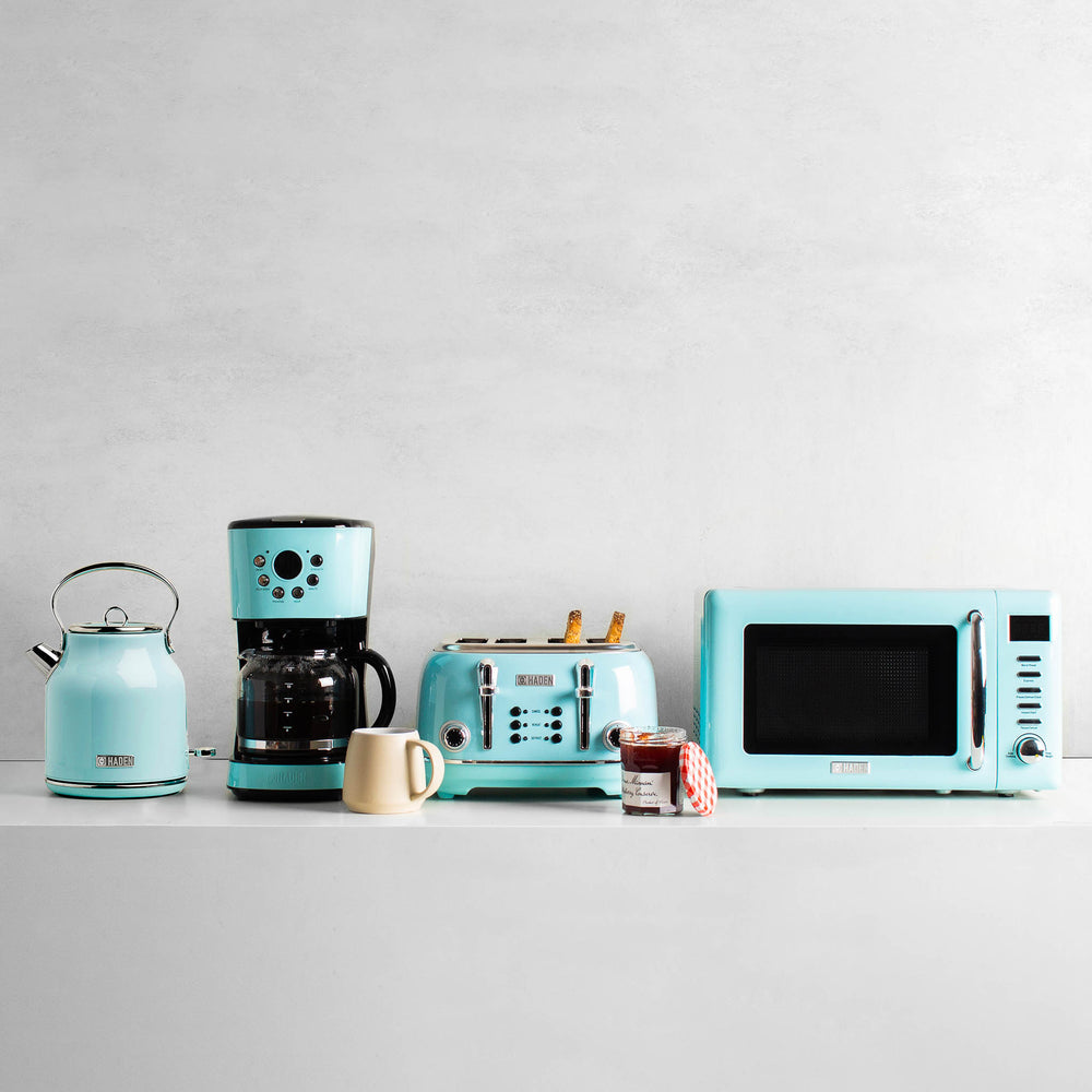 Turquoise 4 outlet slice toaster