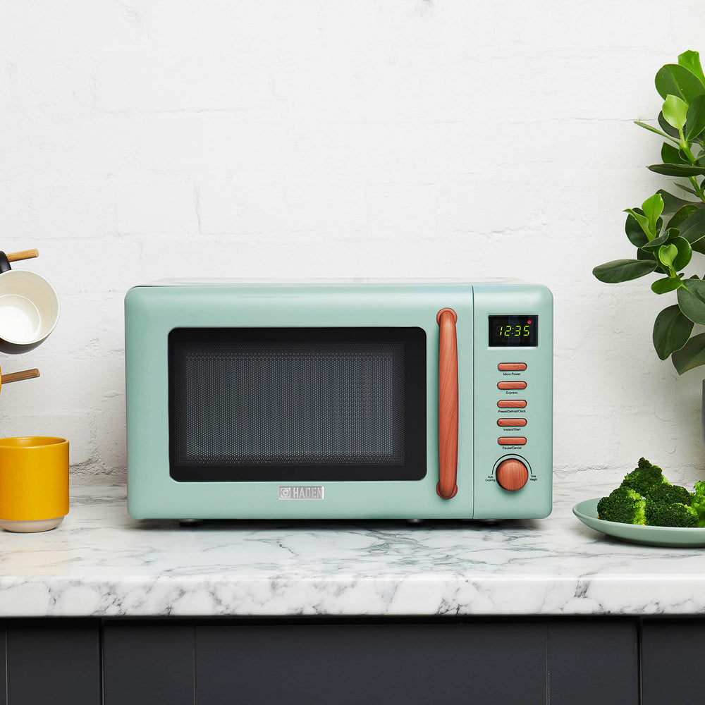 turquoise microwave