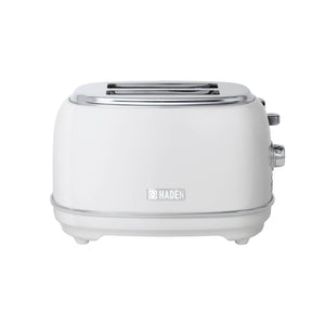 Haden Heritage 2-Slice Wide Slot Toaster, White