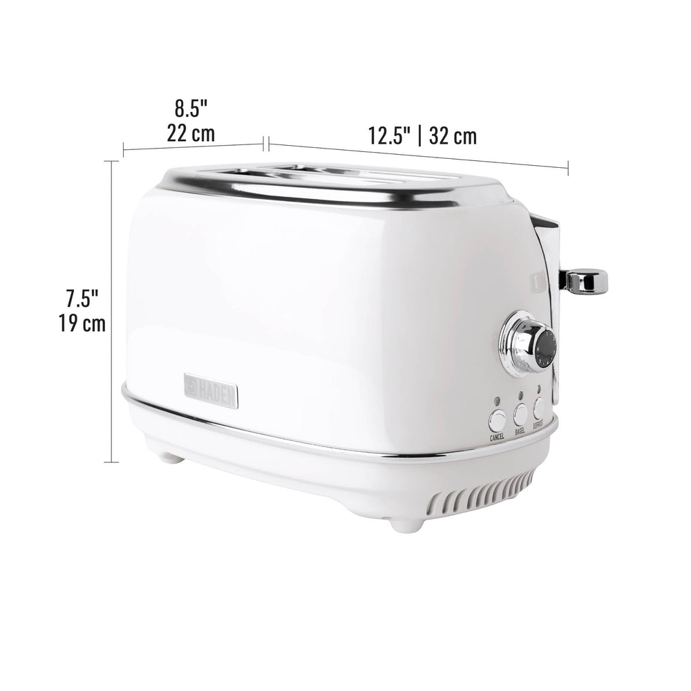 White two on sale slice toaster