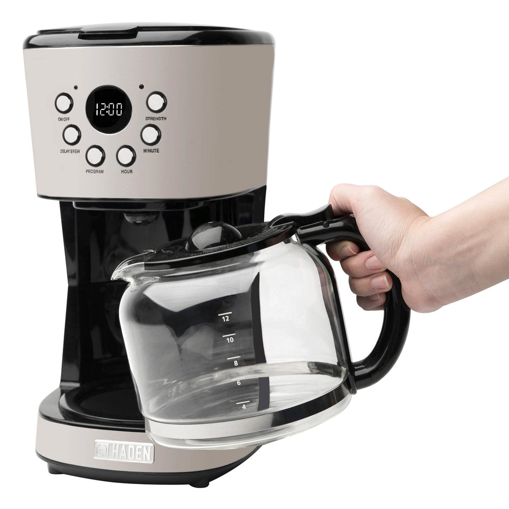 HADEN Single Serve Coffee Machine Ivory and Chrome – Hadenusa