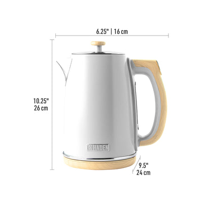 Dorchester Matte White Electric Kettle
