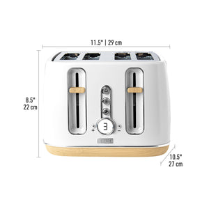 Dorchester Matte White Toaster