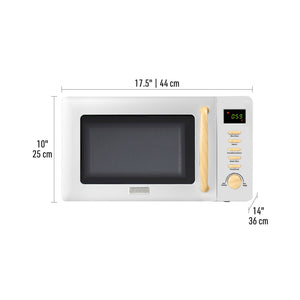 Dorchester Matte White Microwave