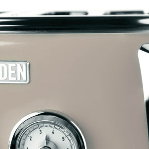 Haden Dorset Stainless Steel 4-Slice Toaster - Putty