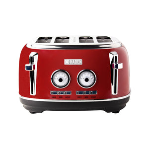 Dorset Red 4-Slice Toaster – Hadenusa