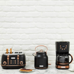 Heritage Black & Copper Electric Kettle