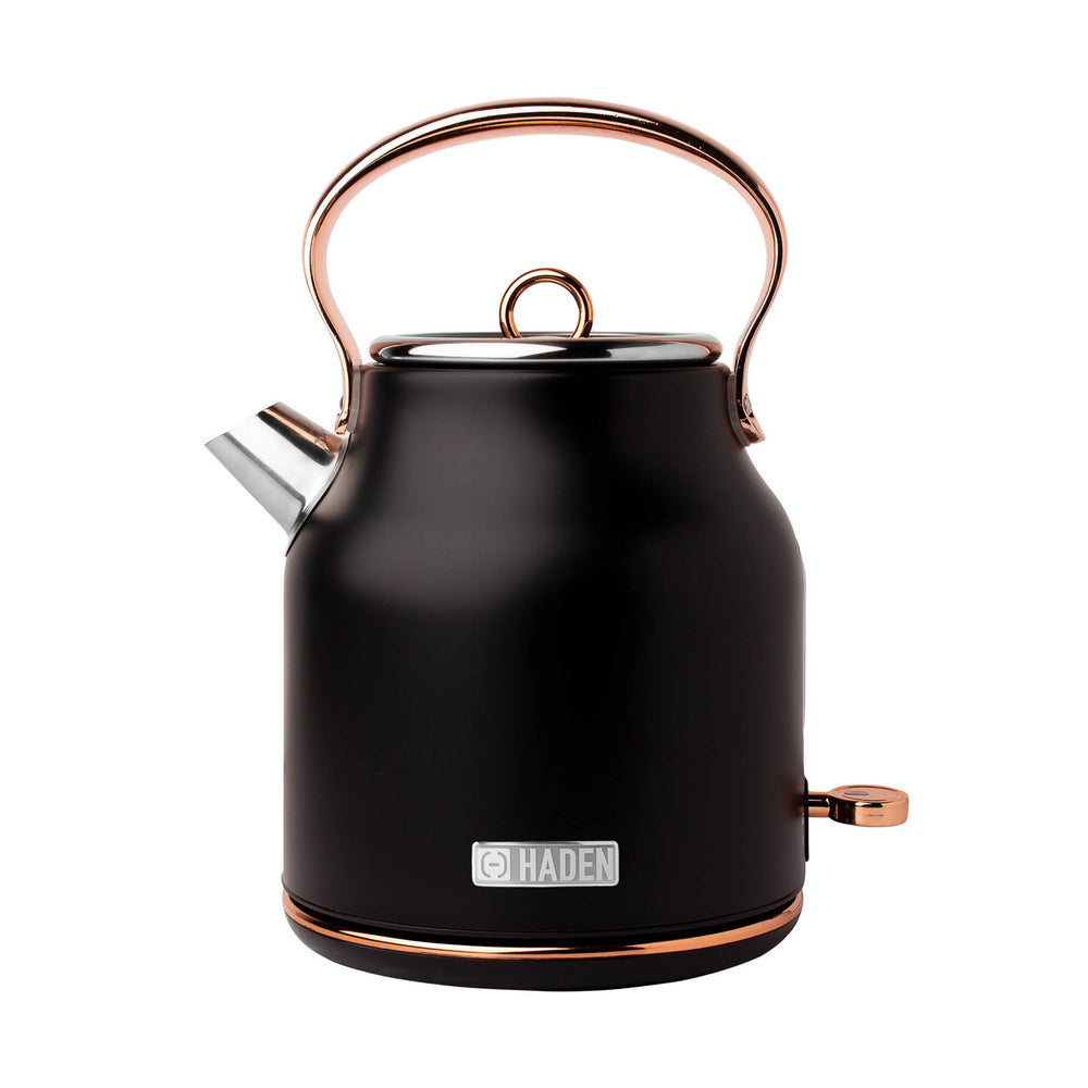 Heritage Black & Copper Electric Kettle