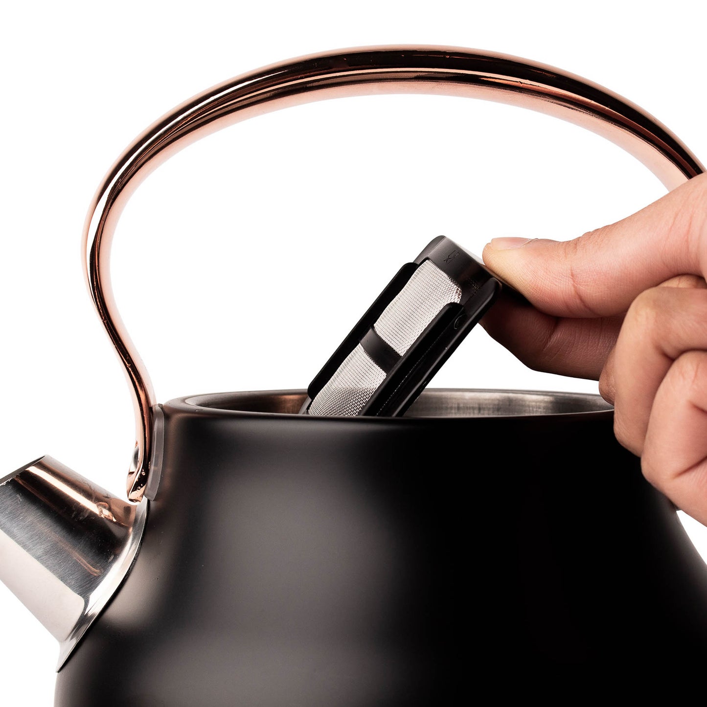 Heritage Black & Copper Electric Kettle