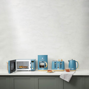 Dorchester Stone Blue Microwave