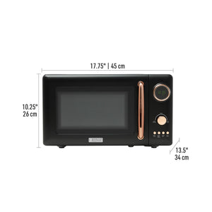 Haden Black & Copper Microwave