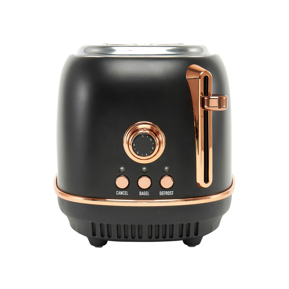 Heritage Black & Copper 2-Slice Toaster