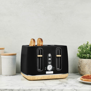 Dorchester Matte Black Toaster Hadenusa