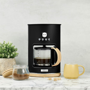 Dorchester Matte Black Coffee Machine