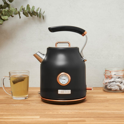 Dorset Black & Copper Electric Kettle