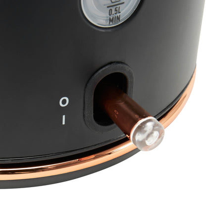 Dorset Black & Copper Electric Kettle