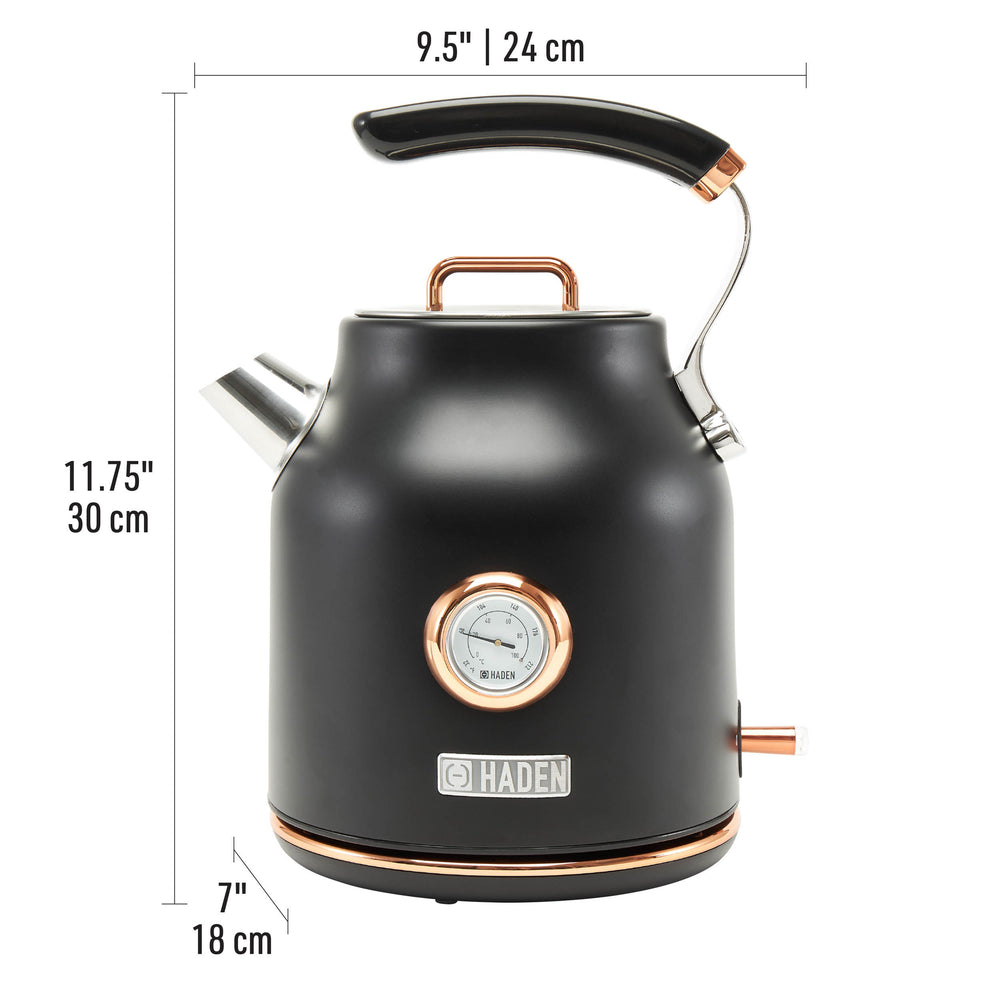 
                
                    Load image into Gallery viewer, Dorset Black &amp;amp; Copper Electric Kettle
                
            