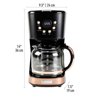 Haden Black & Copper Coffee Machine