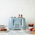 Brighton Sky Blue 4-Slice Toaster