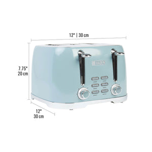 
                
                    Load image into Gallery viewer, Brighton Sky Blue 4-Slice Toaster
                
            