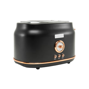 Dorset Black & Copper 2-Slice Toaster