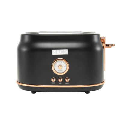Dorset Black & Copper 2-Slice Toaster