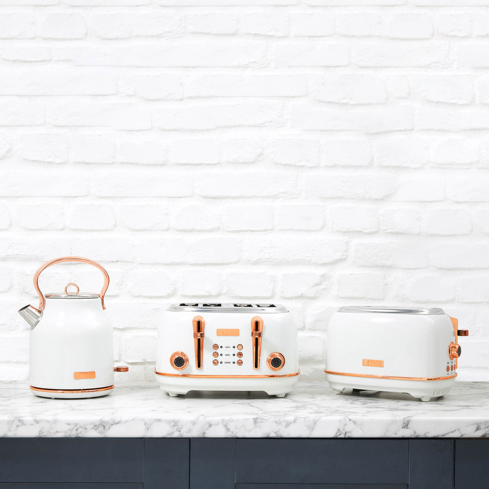 Heritage Ivory & Copper Electric Kettle