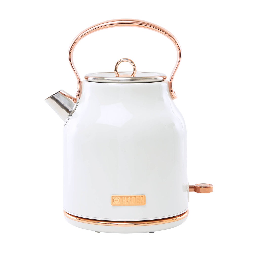 Heritage Ivory Copper Electric Kettle Hadenusa