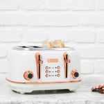 Heritage 4-Slice Toaster, Ivory & Copper - 75090