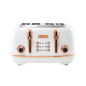 Heritage Ivory & Copper 4-Slice Toaster