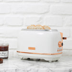 Heritage 2-Slice Toaster, Ivory & Copper - 75091
