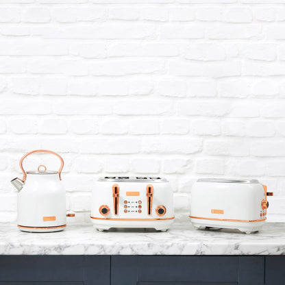 Heritage 2-Slice Toaster, Ivory & Copper - 75091