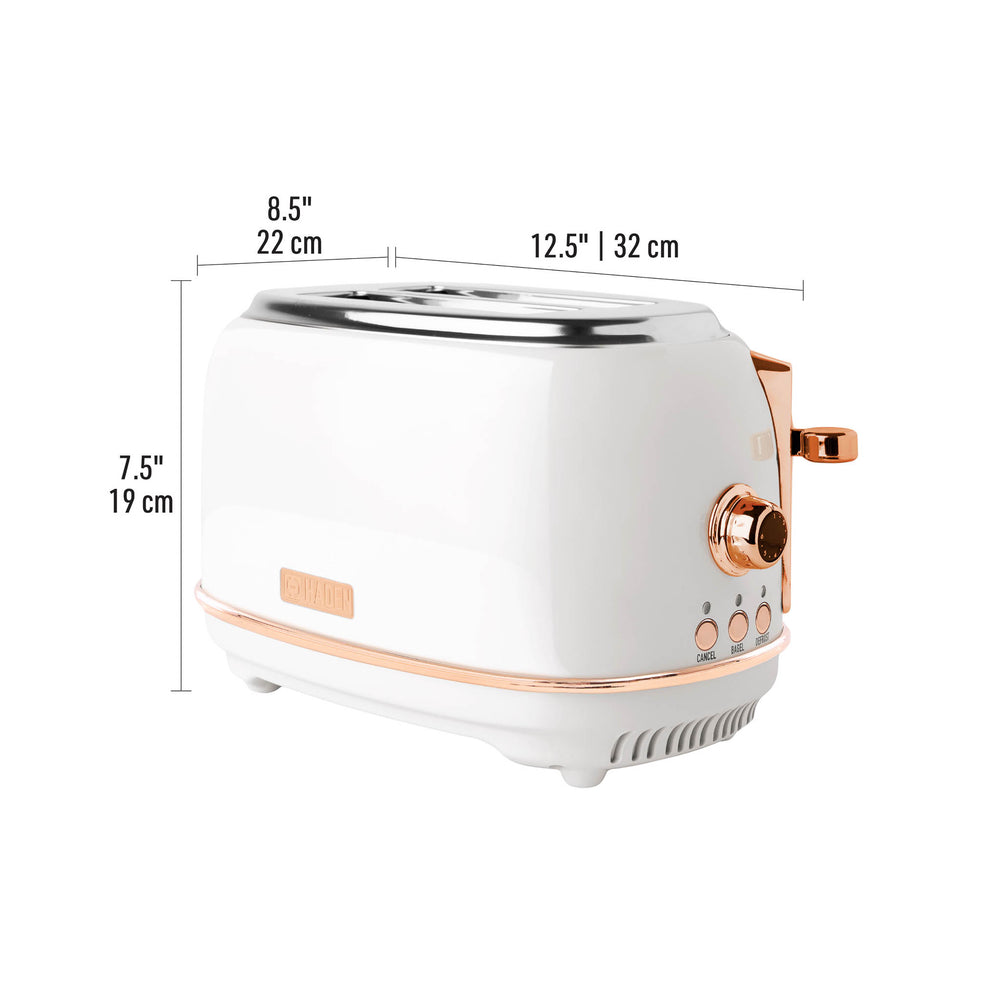 Heritage Ivory & Copper 2-Slice Toaster