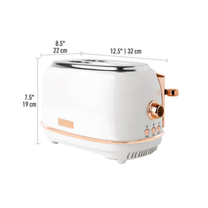 Heritage Ivory & Copper 2-Slice Toaster