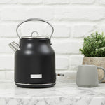 Heritage Electric Kettle, Black & Chrome - 75095