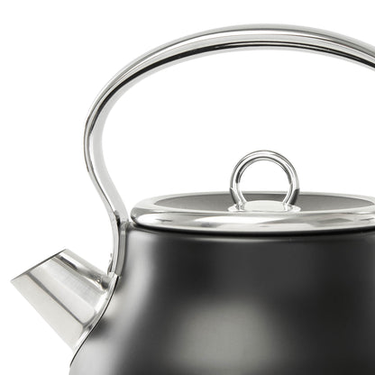 Heritage Electric Kettle, Black & Chrome - 75095