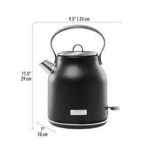 Heritage Black & Chrome Electric Kettle