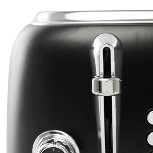 Heritage Black & Chrome 4-Slice Toaster