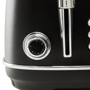 Heritage Black & Chrome 4-Slice Toaster