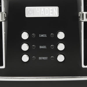 Heritage 4-Slice Toaster, Black & Chrome - 75096