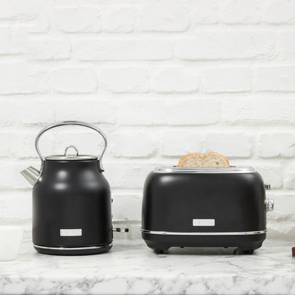 Heritage 2-Slice Toaster, Black & Chrome - 75097