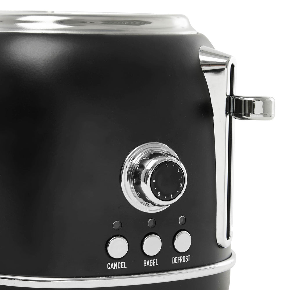 Heritage Black & Chrome 2-Slice Toaster